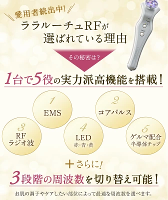 ララルーチュ　5つの機能
